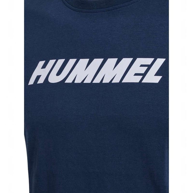 Hummel Elemental Logo Cotton Muške Majice Tamnoplave | 570910-207