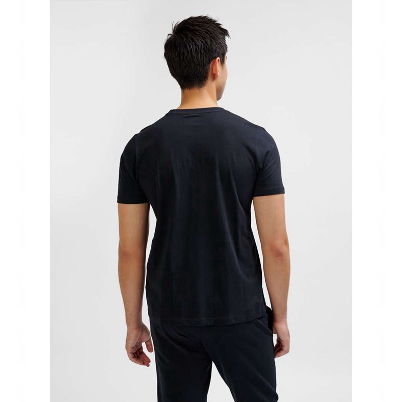 Hummel Elemental Logo Cotton Muške Majice Crne | 849416-738