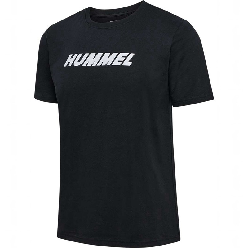 Hummel Elemental Logo Cotton Muške Majice Crne | 849416-738