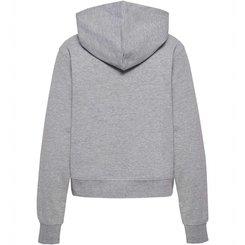 Hummel Elemental Short Ženske Majica s Kapuljačom Sive | 235203-983