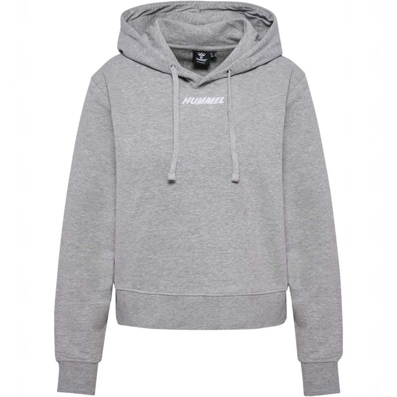 Hummel Elemental Short Ženske Majica s Kapuljačom Sive | 235203-983