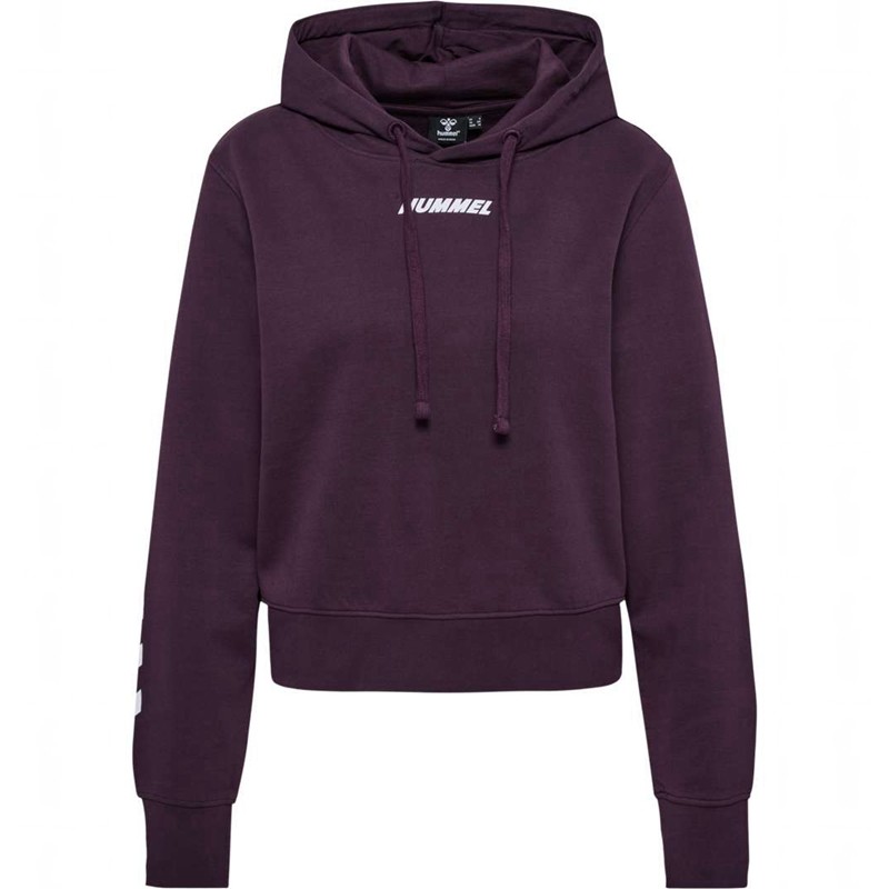 Hummel Elemental Short Ženske Majica s Kapuljačom Ljubičaste | 620368-651