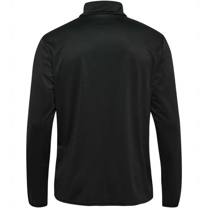 Hummel Essential Half-zip Muške Dukserice Crne | 107745-460