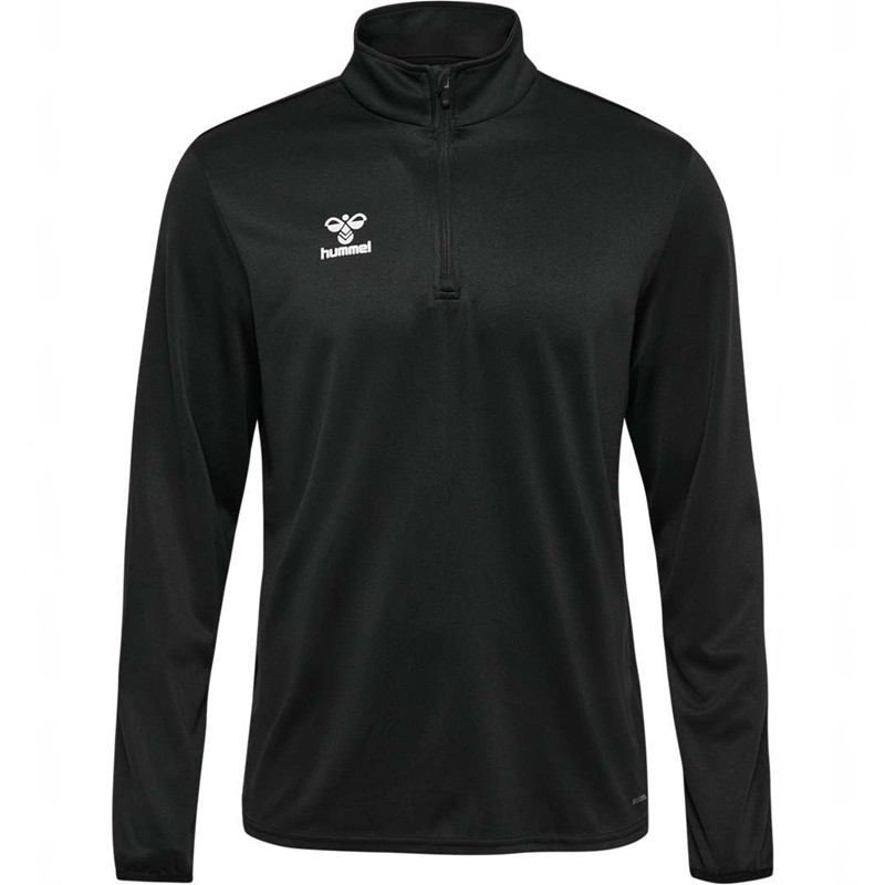 Hummel Essential Half-zip Muške Dukserice Crne | 107745-460