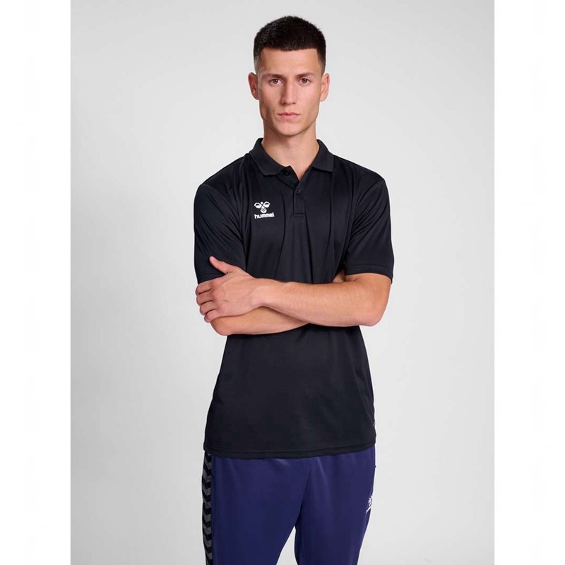 Hummel Essential Muške Polo Majice Crne | 546554-294