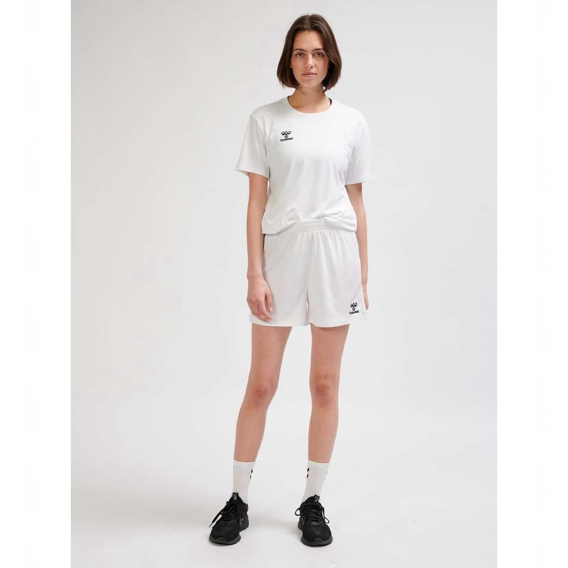 Hummel Essential Ženske Kratke Hlače Bijele | 225396-391