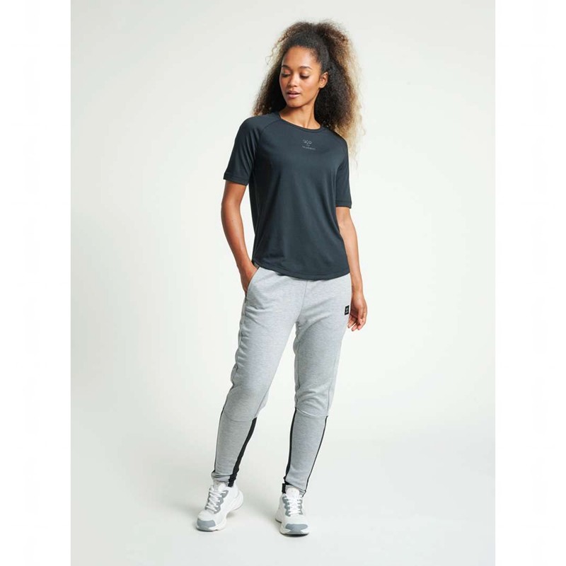 Hummel Essi Tapered Ženske Hlače Sive | 718066-673