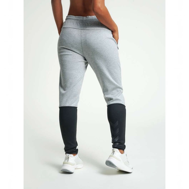 Hummel Essi Tapered Ženske Hlače Sive | 718066-673
