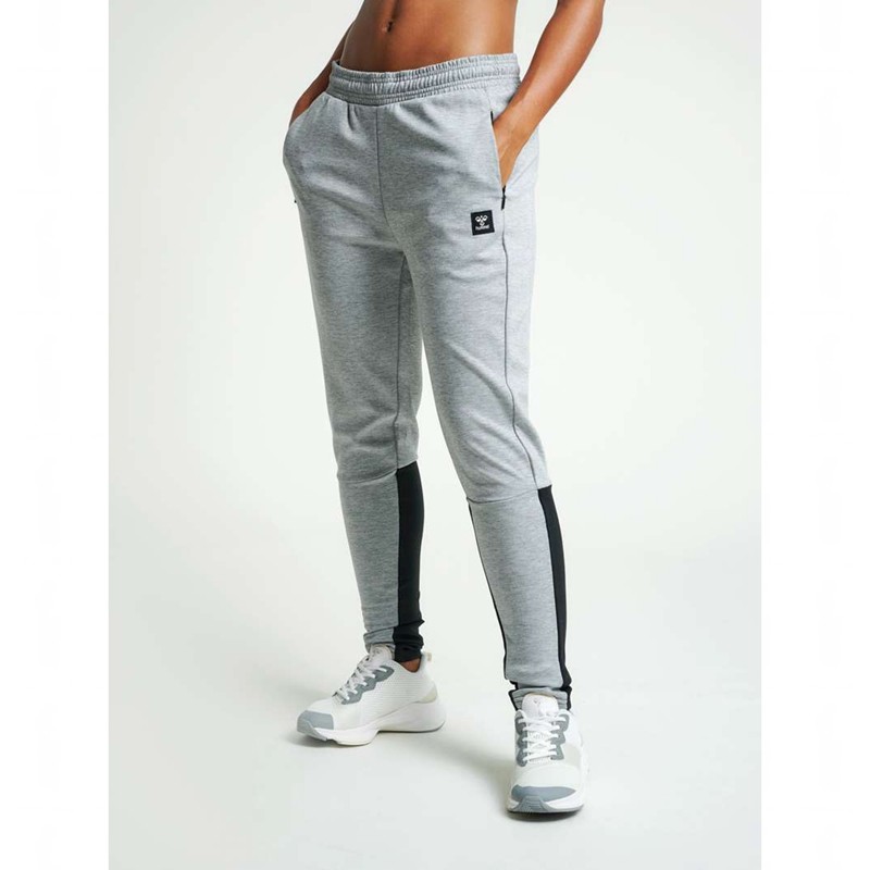 Hummel Essi Tapered Ženske Hlače Sive | 718066-673