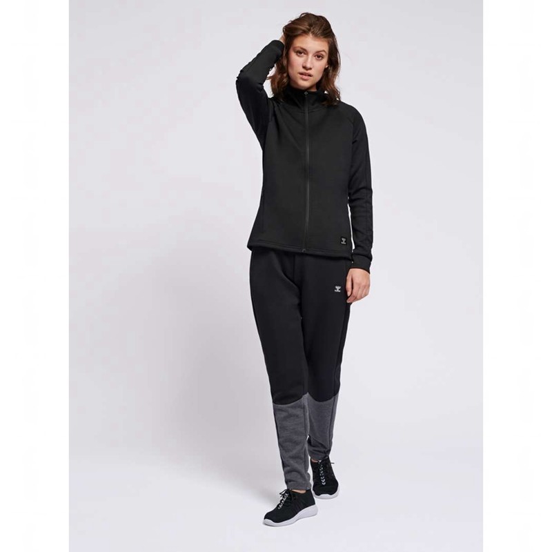 Hummel Essi Zip Ženske Jakne Crne | 749212-406