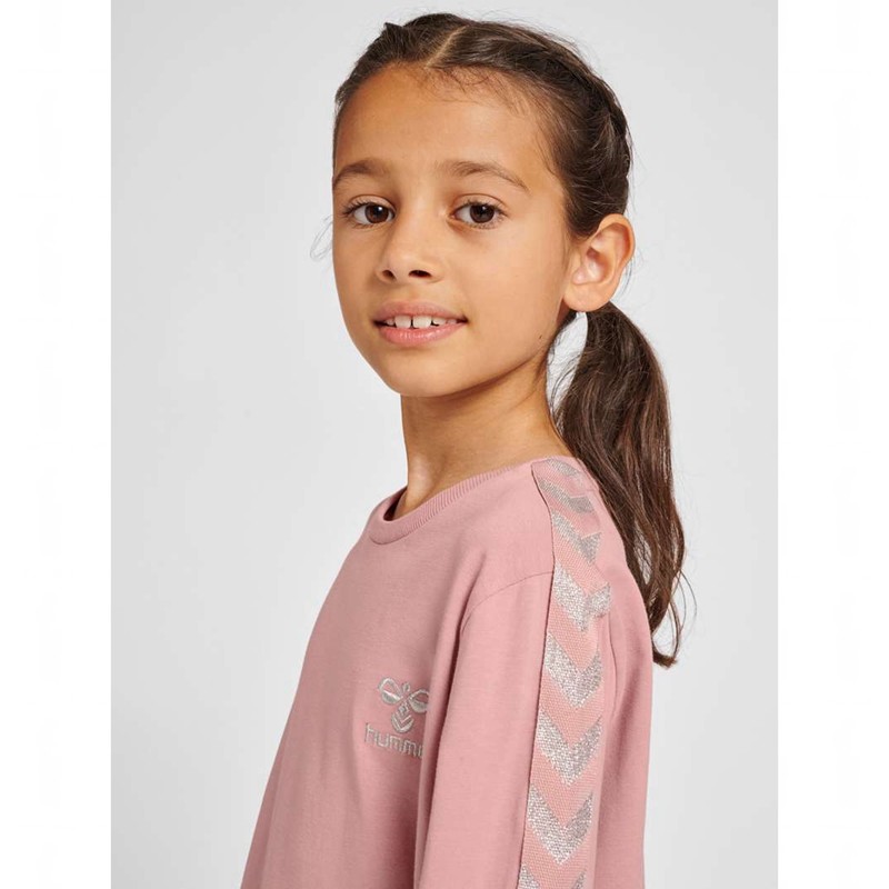Hummel Evelyn L/S Dječje Haljina Roze | 151709-854
