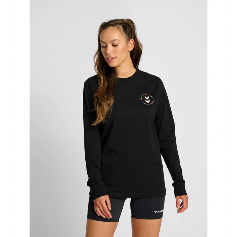 Hummel Everything Nothing Ls Ženske Majice Crne | 088080-360