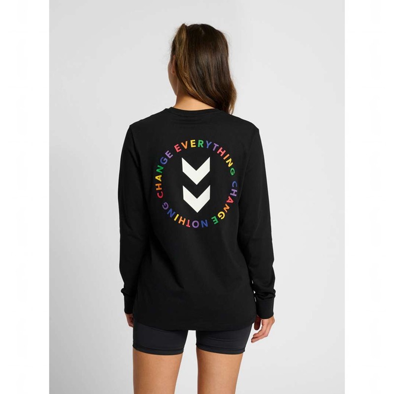 Hummel Everything Nothing Ls Ženske Majice Crne | 088080-360