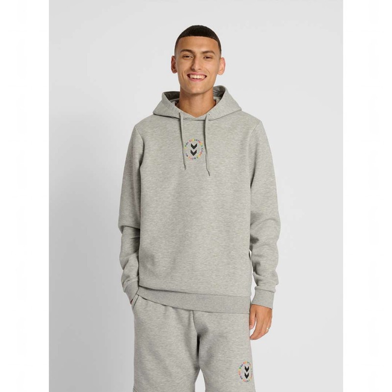 Hummel Everything Nothing Muške Majica s Kapuljačom Sive | 483877-367