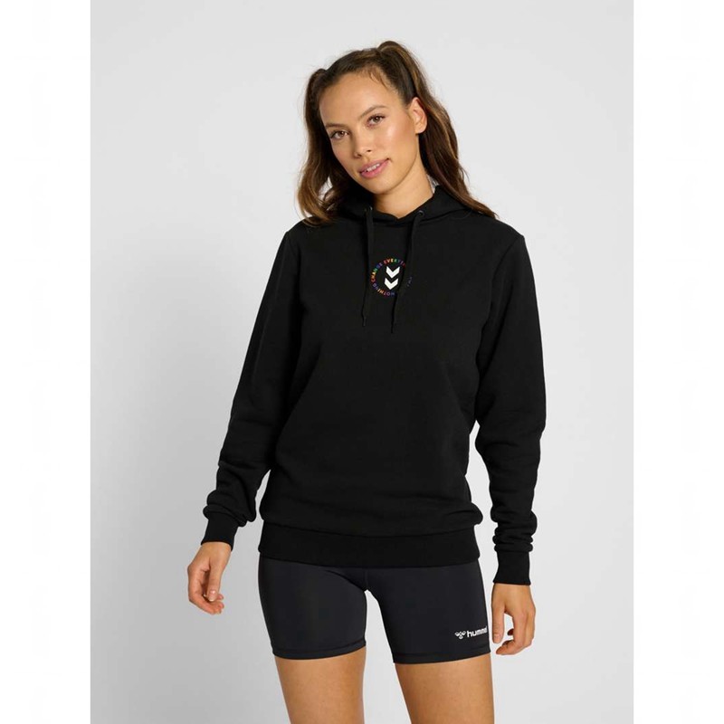 Hummel Everything Nothing Muške Majica s Kapuljačom Crne | 660986-438