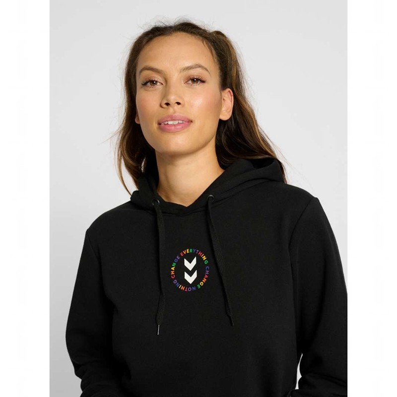 Hummel Everything Nothing Muške Majica s Kapuljačom Crne | 660986-438