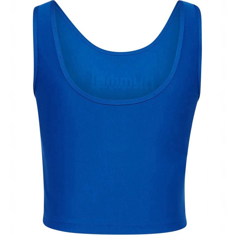 Hummel Fast Cropped Ženske Majica bez Rukava Plave | 756605-547