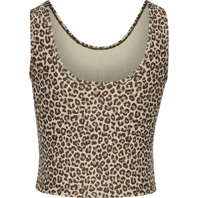 Hummel Fast Cropped Ženske Majica bez Rukava Leopard | 003606-153