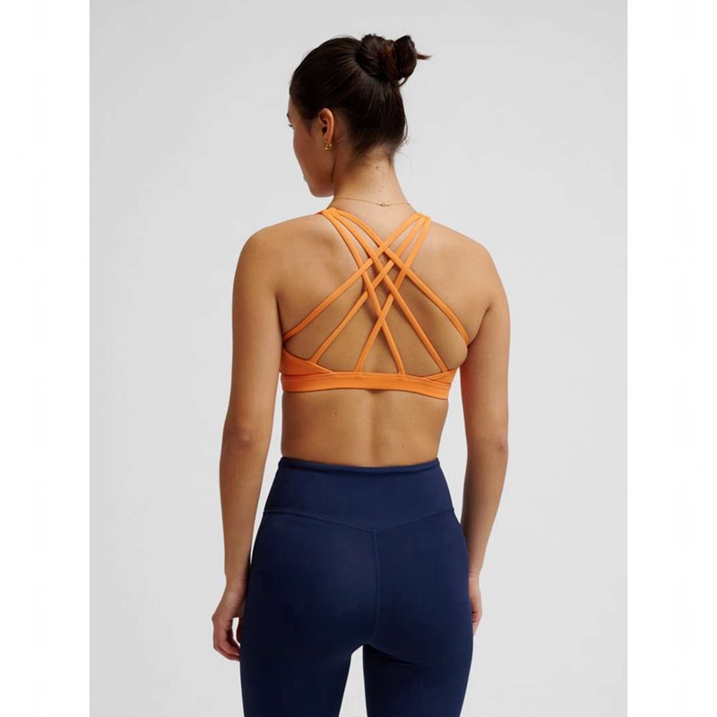 Hummel Fast Impact Strap Ženske Sportski Grudnjak Narančaste | 039450-675