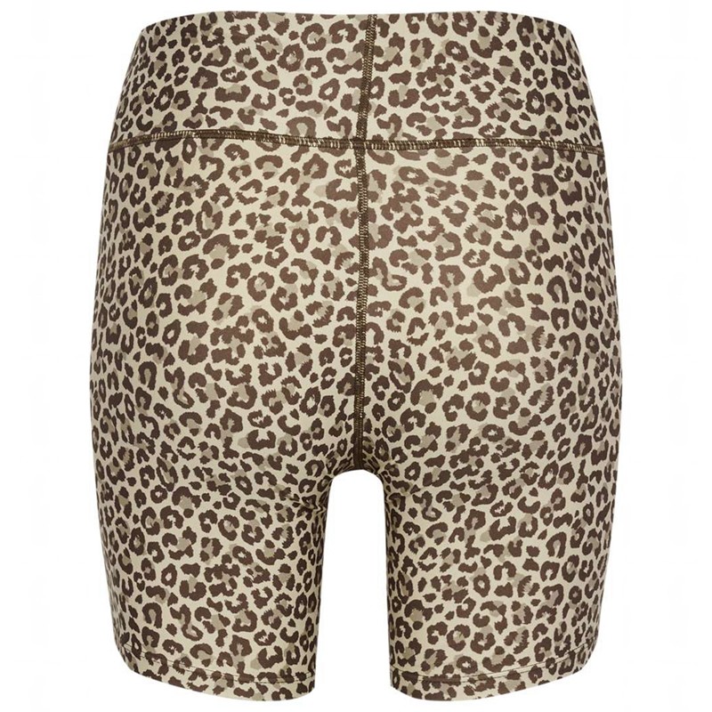 Hummel Fast Mid Waist Tight Ženske Kratke Hlače Leopard | 926689-201