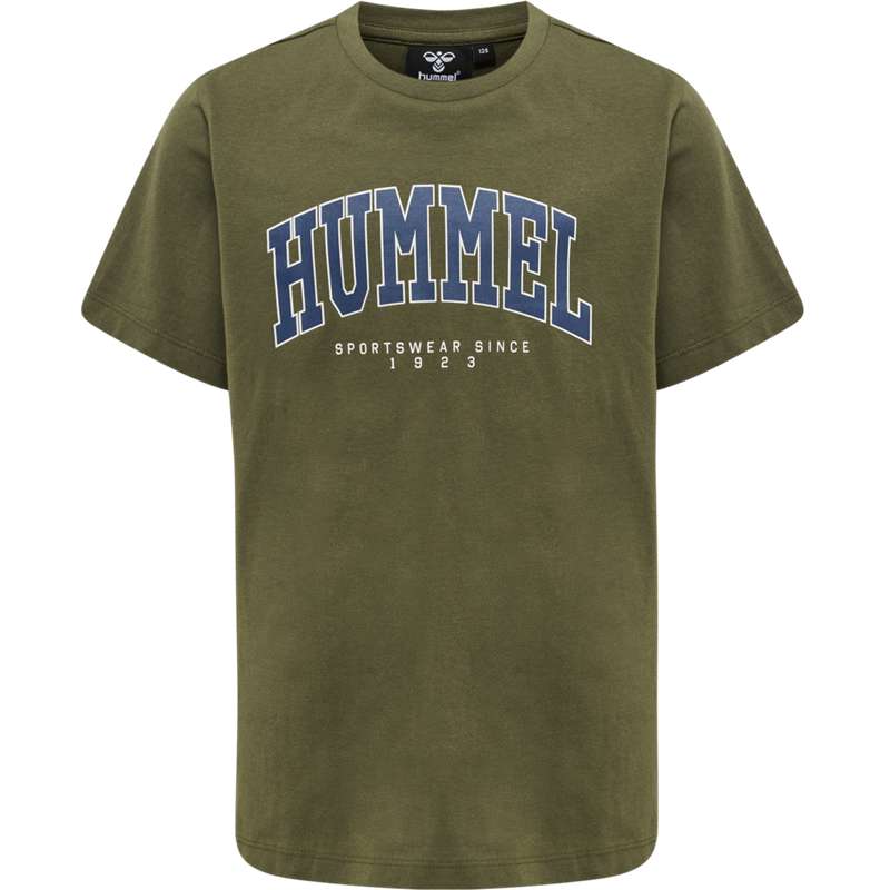 Hummel Fast S/S Dječje Majice Maslinasto Zelene | 350198-738