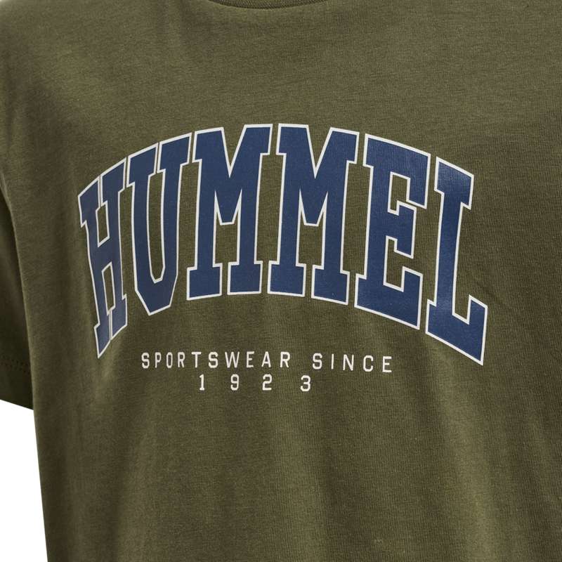Hummel Fast S/S Dječje Majice Maslinasto Zelene | 350198-738