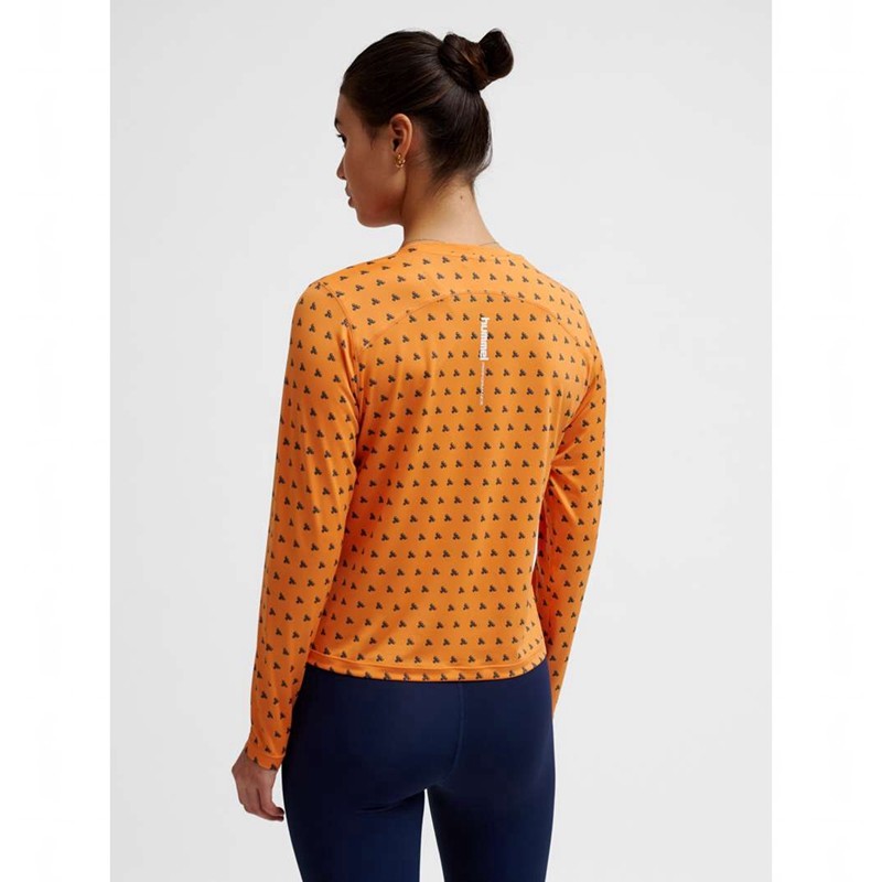 Hummel Fast W L/S Ženske Majice Narančaste | 358965-842