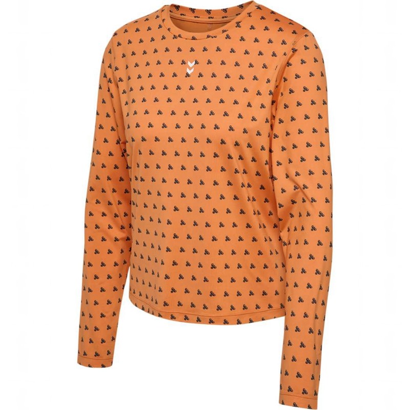 Hummel Fast W L/S Ženske Majice Narančaste | 358965-842