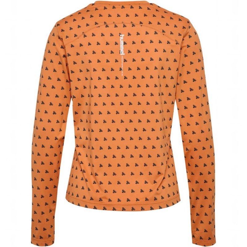 Hummel Fast W L/S Ženske Majice Narančaste | 358965-842