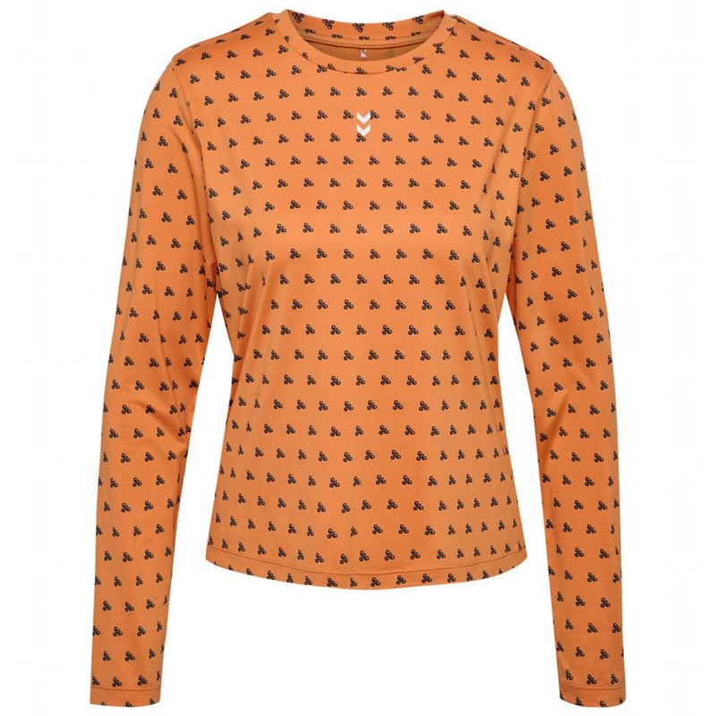 Hummel Fast W L/S Ženske Majice Narančaste | 358965-842