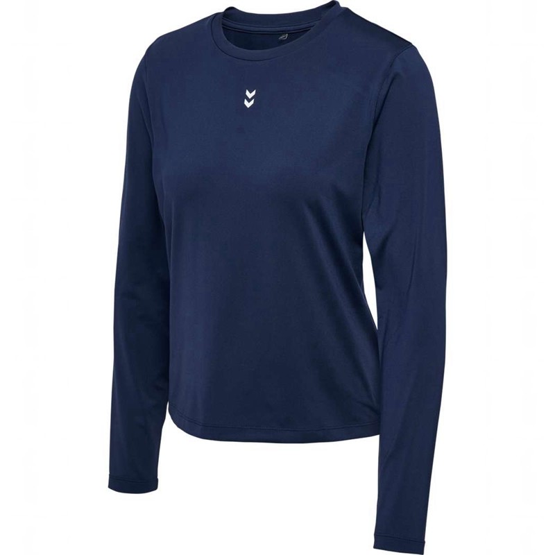 Hummel Fast W L/S Ženske Majice Tamnoplave | 401085-778