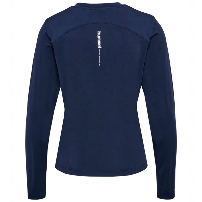 Hummel Fast W L/S Ženske Majice Tamnoplave | 401085-778