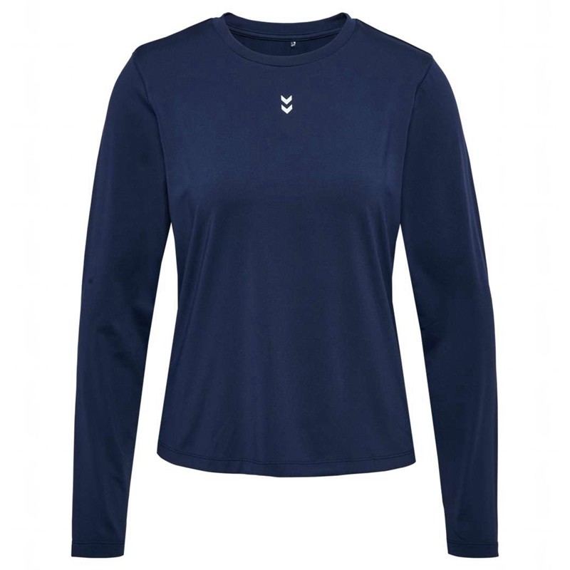 Hummel Fast W L/S Ženske Majice Tamnoplave | 401085-778