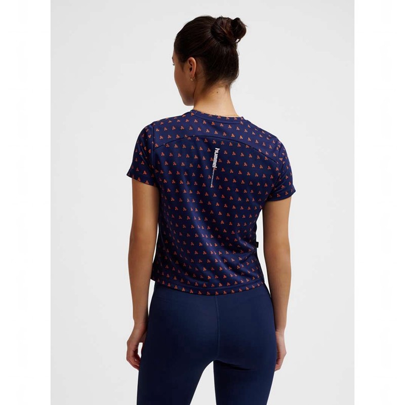 Hummel Fast Workout W S/S Ženske Majice Tamnoplave | 479054-555