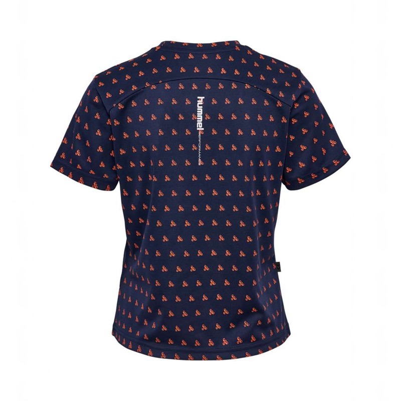 Hummel Fast Workout W S/S Ženske Majice Tamnoplave | 479054-555