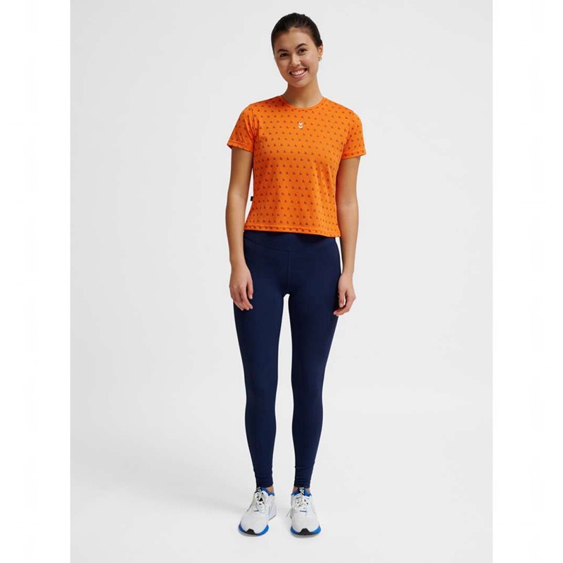 Hummel Fast Workout W S/S Ženske Temeljni Sloj Narančaste | 110172-075