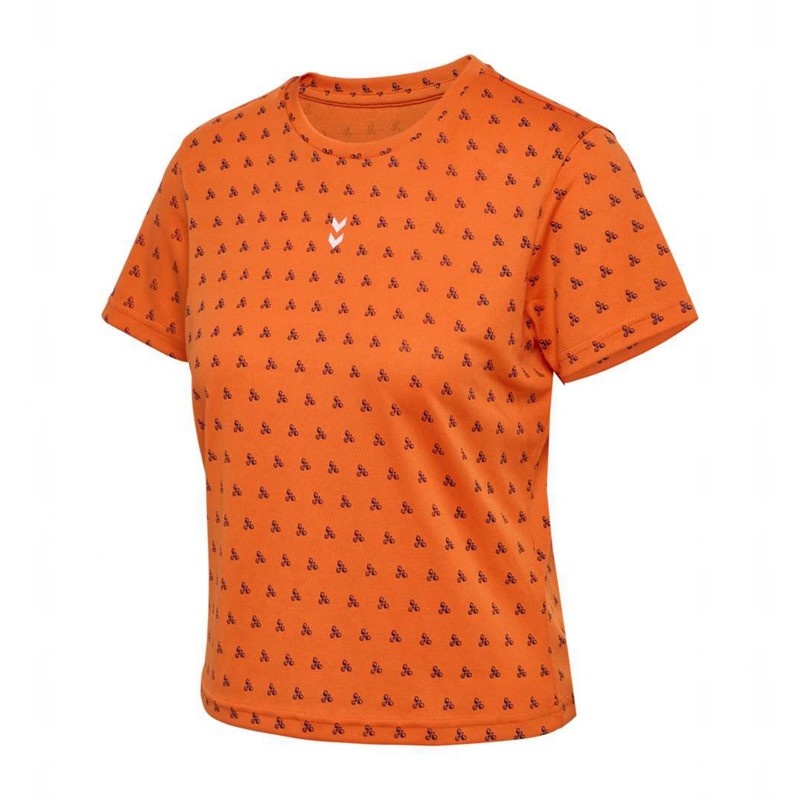 Hummel Fast Workout W S/S Ženske Temeljni Sloj Narančaste | 110172-075