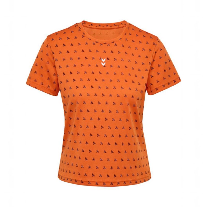 Hummel Fast Workout W S/S Ženske Temeljni Sloj Narančaste | 110172-075