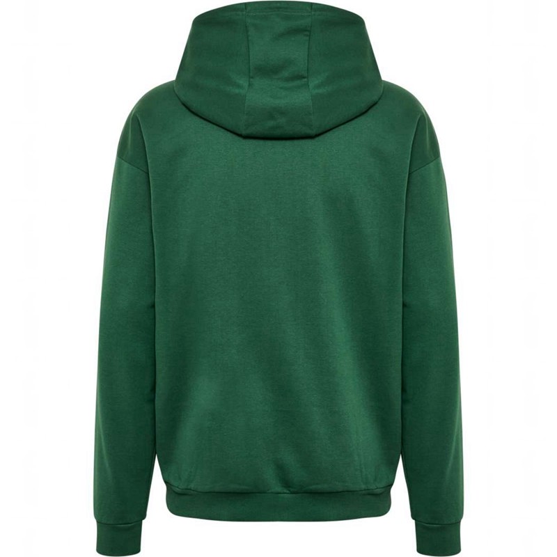 Hummel Felix Loose Muške Majica s Kapuljačom Zelene | 528454-347