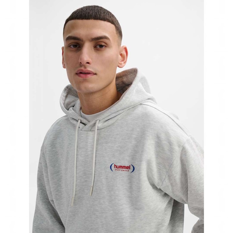 Hummel Felix Loose Muške Majica s Kapuljačom Sive | 515991-818