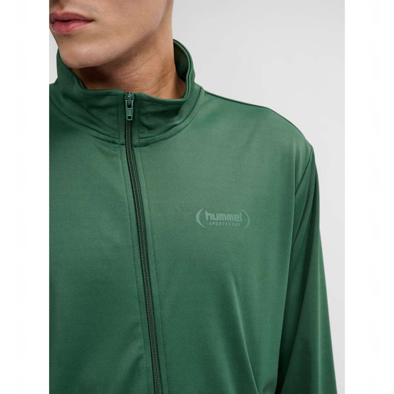 Hummel Felix Poly Tracksuit Muške Odijela Zelene | 539492-689