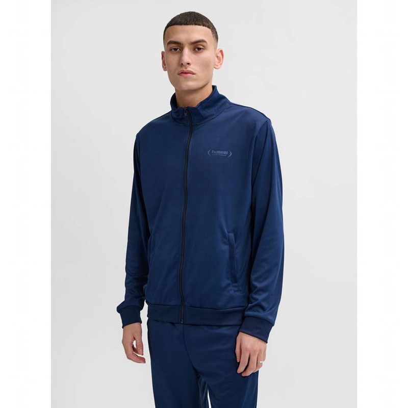 Hummel Felix Poly Tracksuit Muške Sportska Odjeća Tamnoplave | 613032-681