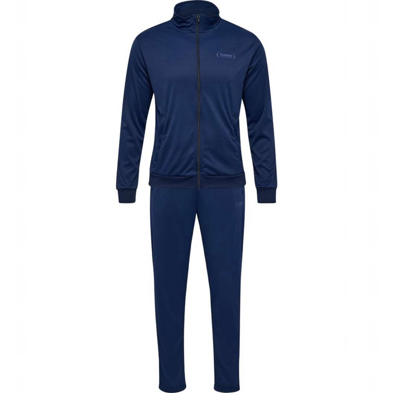 Hummel Felix Poly Tracksuit Muške Sportska Odjeća Tamnoplave | 613032-681