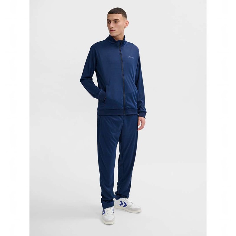 Hummel Felix Poly Tracksuit Muške Sportska Odjeća Tamnoplave | 613032-681