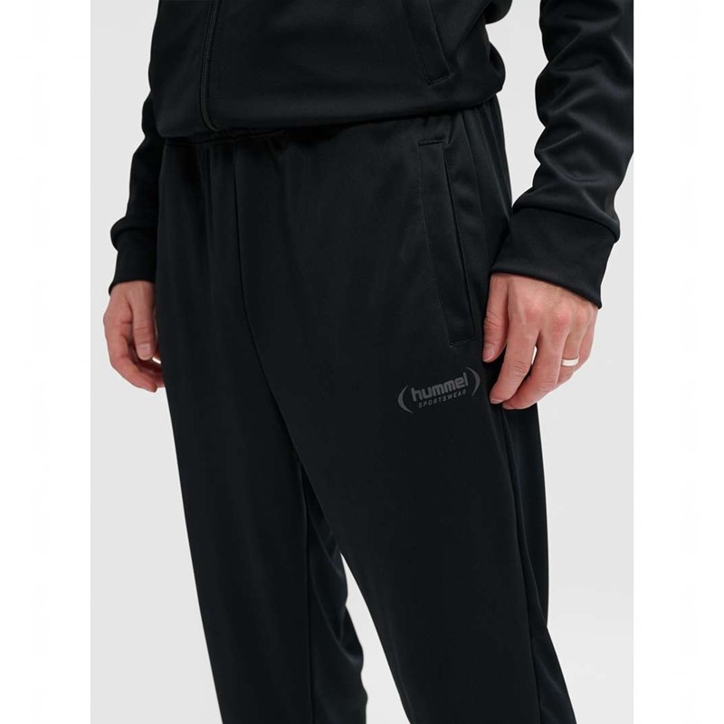 Hummel Felix Poly Tracksuit Muške Sportska Odjeća Crne | 030062-193