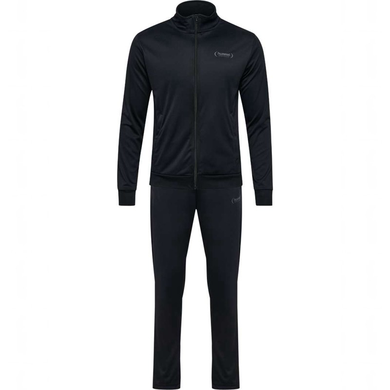Hummel Felix Poly Tracksuit Muške Sportska Odjeća Crne | 030062-193
