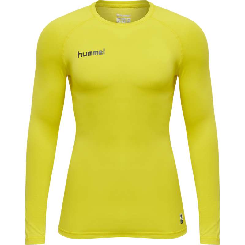 Hummel First Performance Jersey L/S Muške Temeljni Sloj Žute | 367103-861