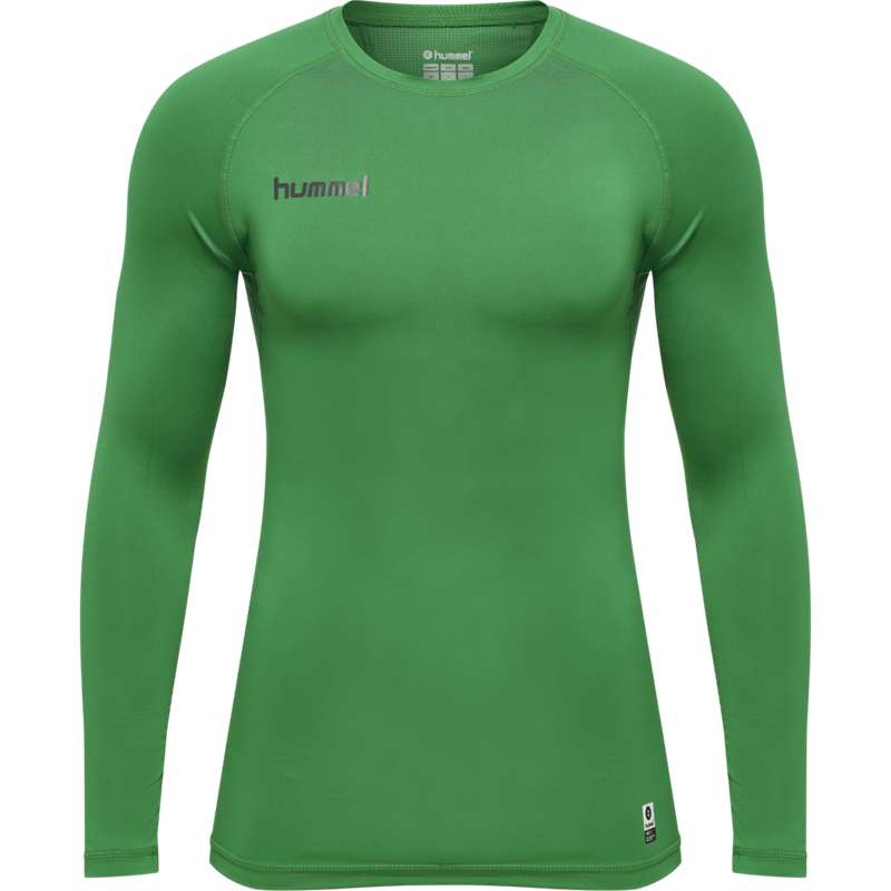 Hummel First Performance Jersey L/S Muške Temeljni Sloj Zelene | 543344-331