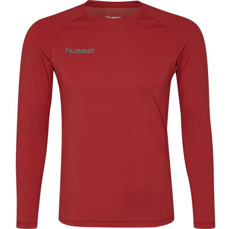 Hummel First Performance Jersey L/S Muške Temeljni Sloj Crvene | 571851-253