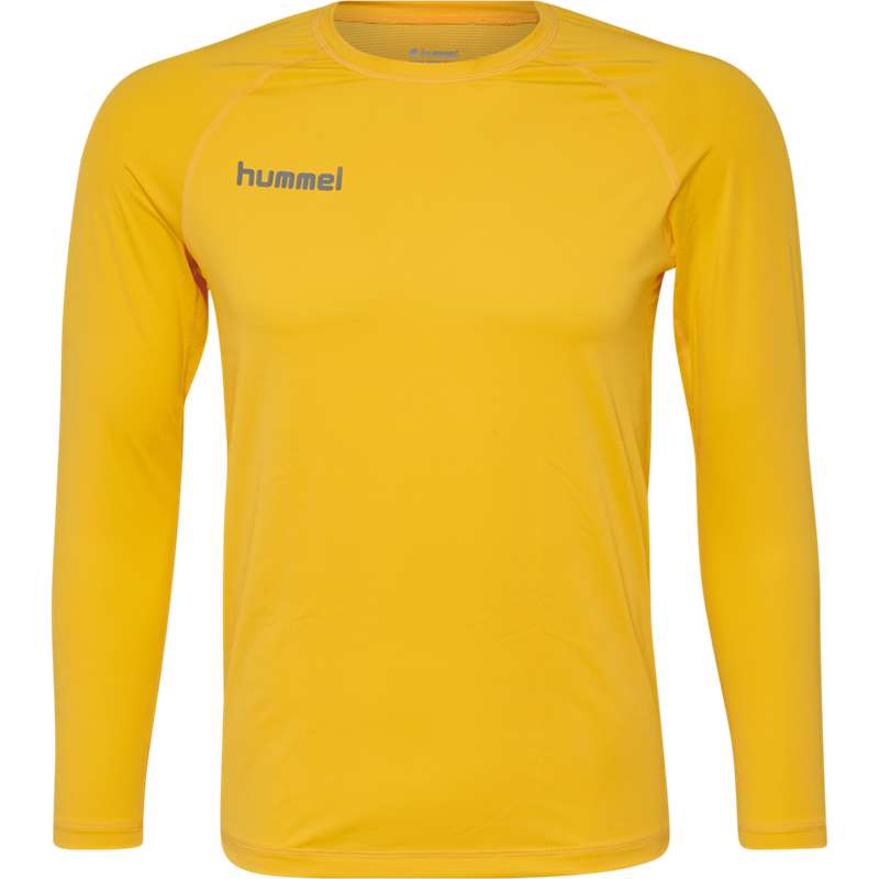 Hummel First Performance Jersey L/S Muške Temeljni Sloj Žute | 932368-386
